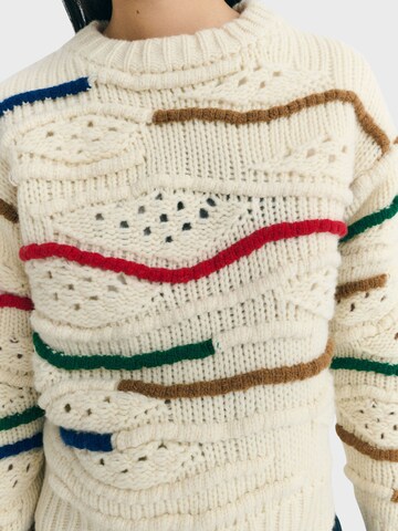 Pullover 'Candela' di Thinking MU in beige