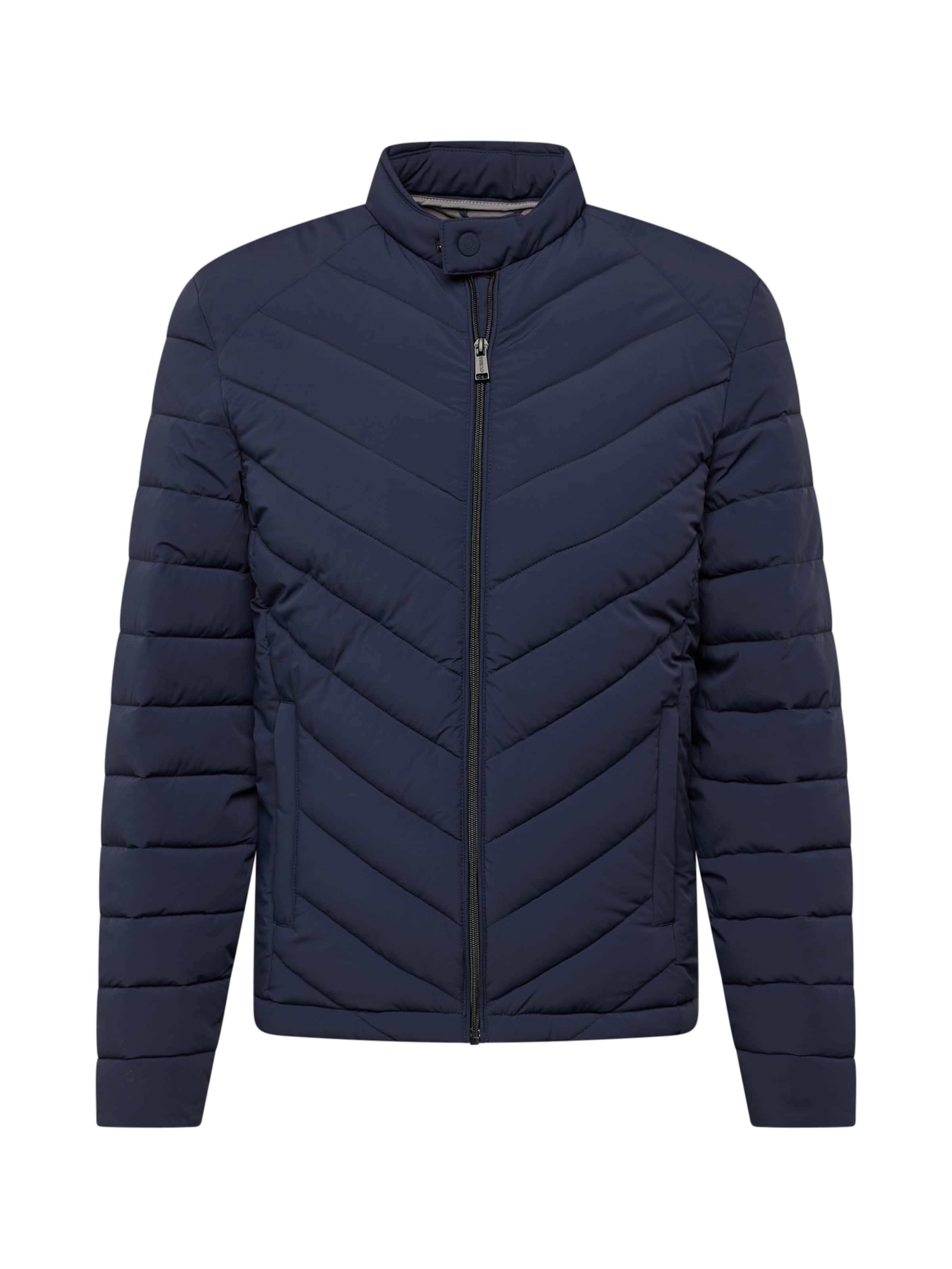 GUESS - Casaco meia-estação em azul: frente