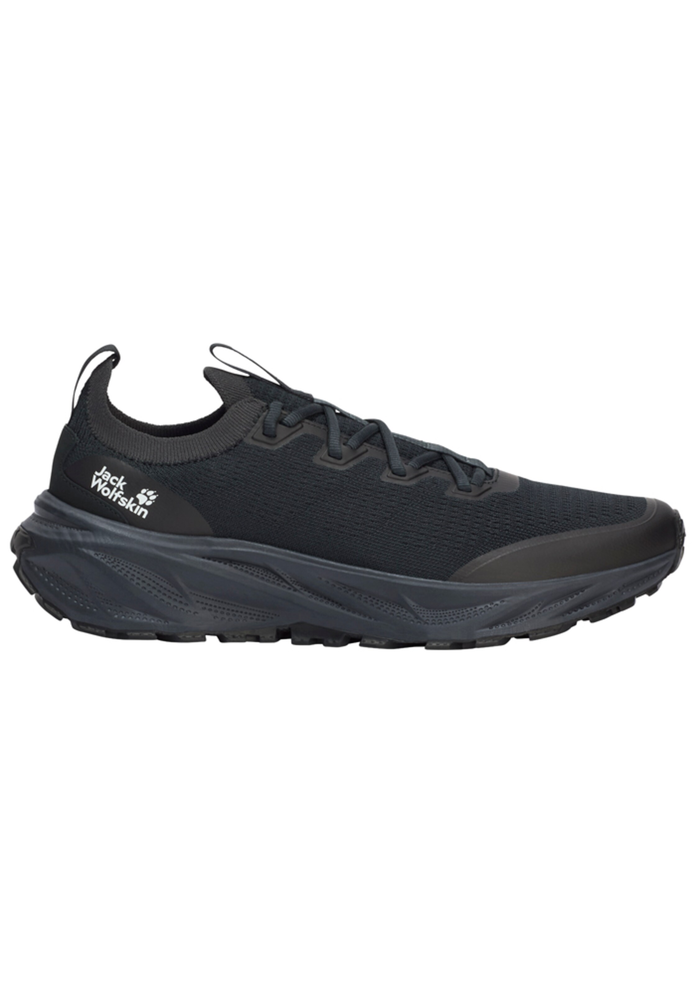 Baskets basses JACK WOLFSKIN en noir : devant