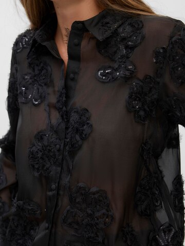 VERO MODA Bluse 'VMNora' in Schwarz