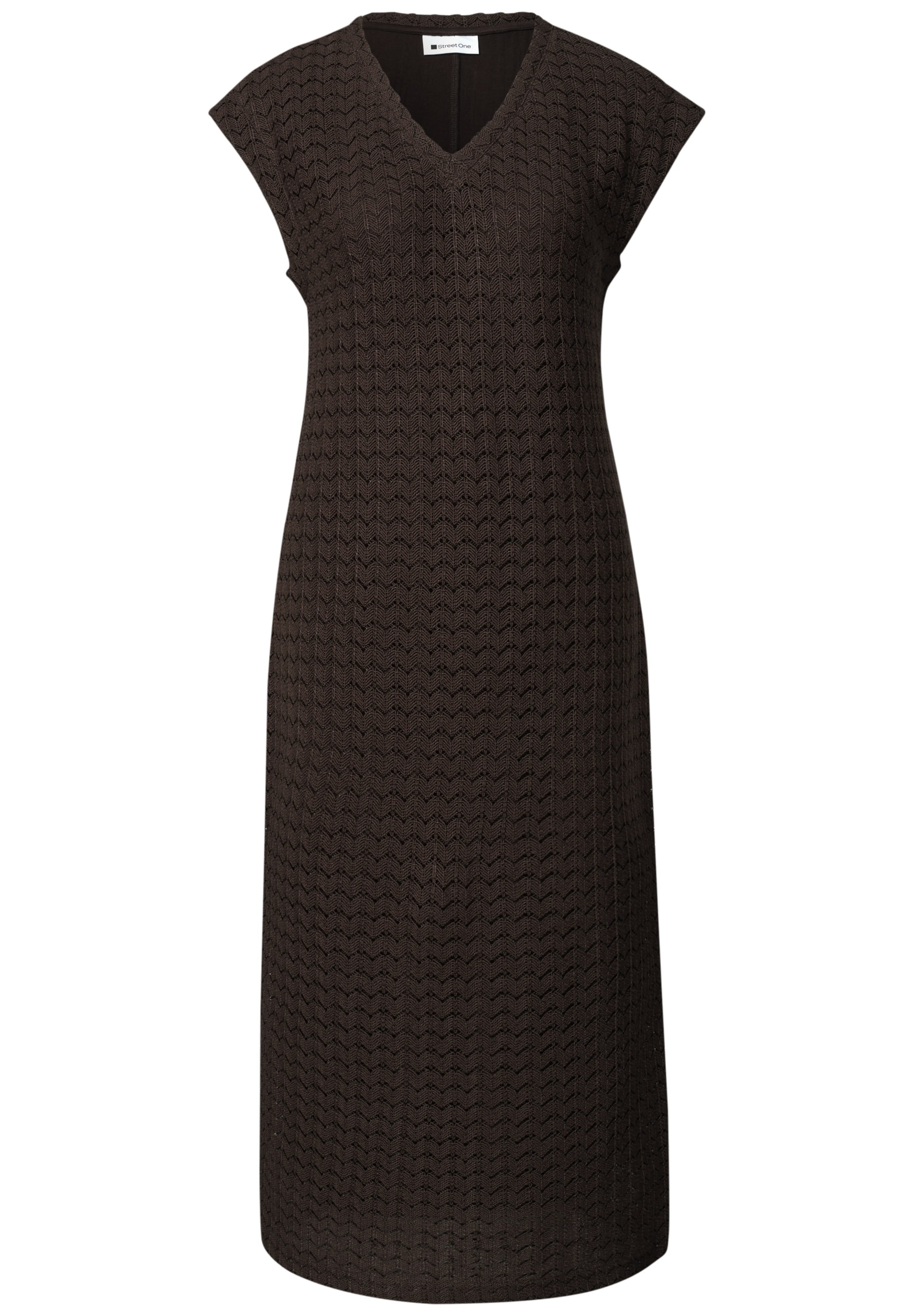 STREET ONE Dress in Brown: front