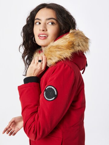 Superdry Winterjas in Rood