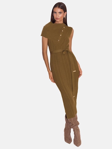 Robes en maille Lipsy en vert : devant