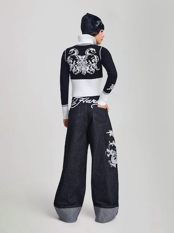 Ed Hardy - Loosefit Vaquero en negro
