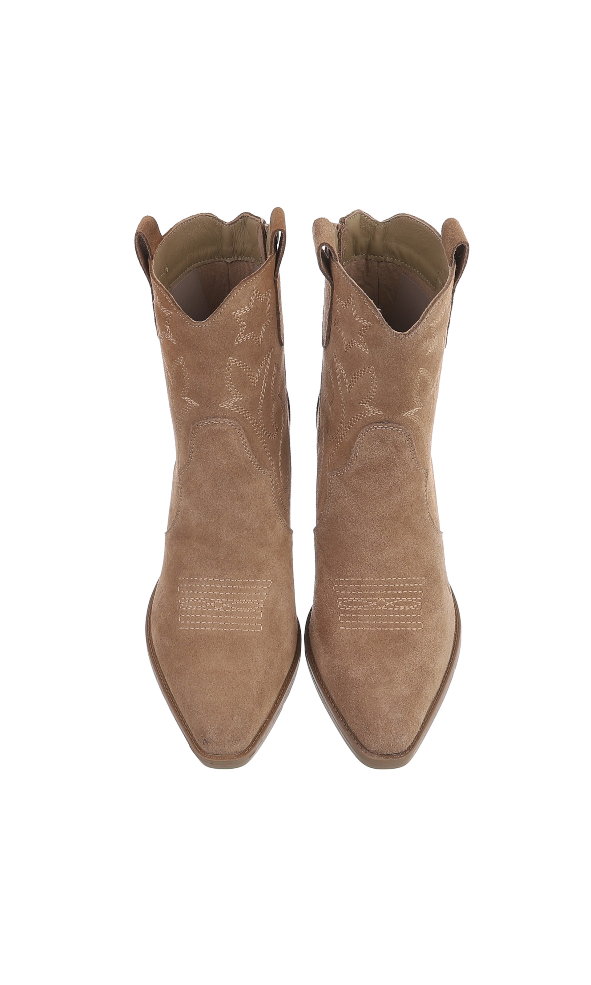 Ital-Design Cowboystiefel in Beige