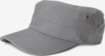 styleBREAKER Cap 'Military Cap Baumwoll Canvas' in Grey: front