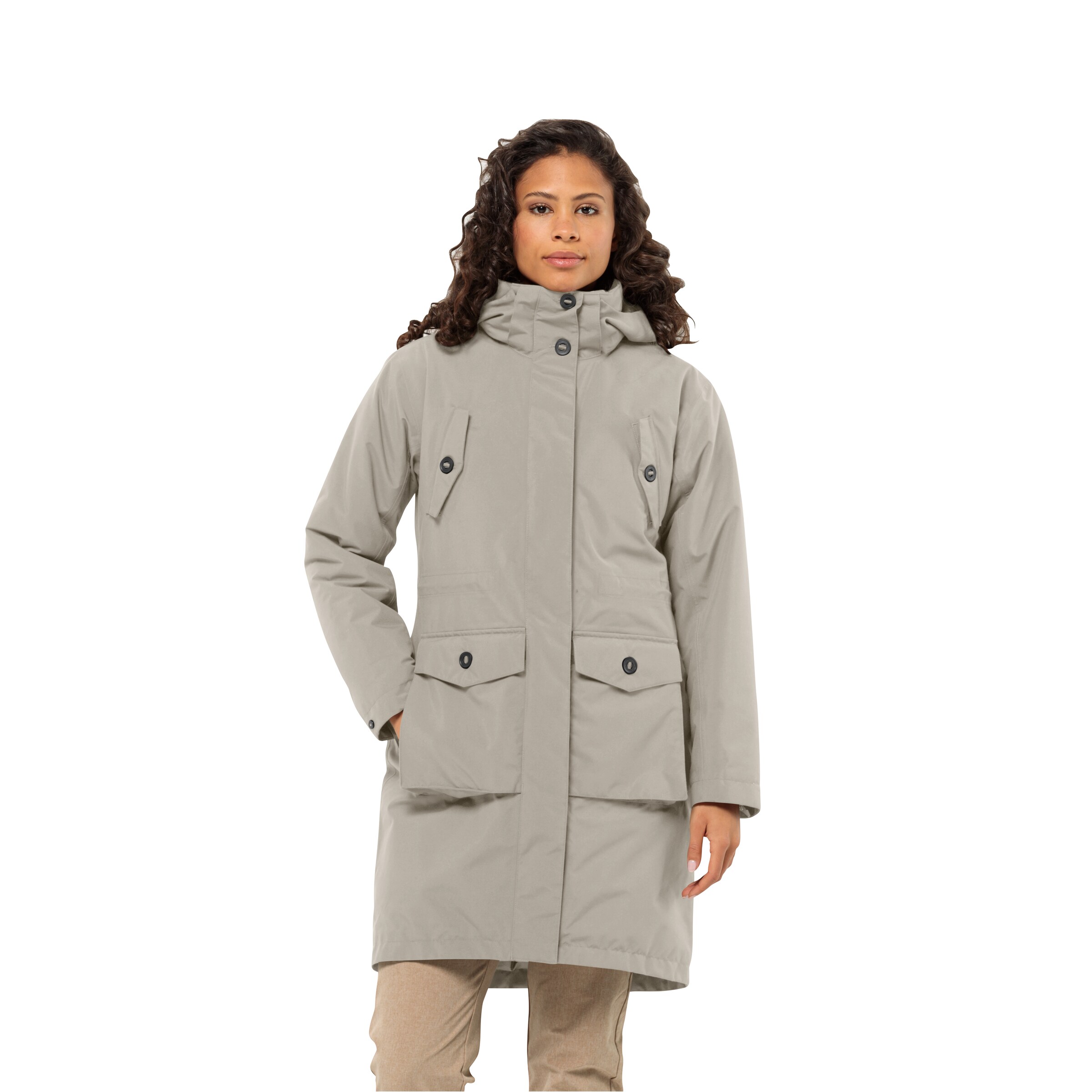 JACK WOLFSKIN Outdoor Coat in Grey