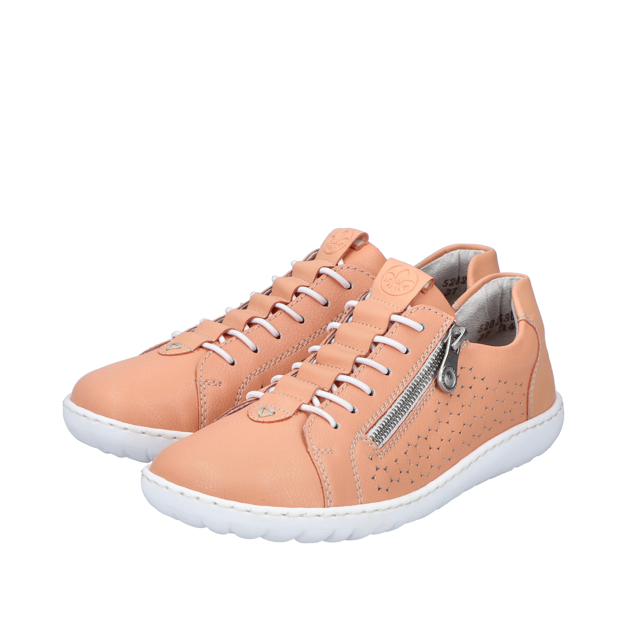Chaussure basse Rieker en orange