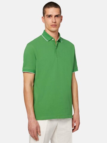 Tricou 'Solid' de la Boggi Milano pe verde: față
