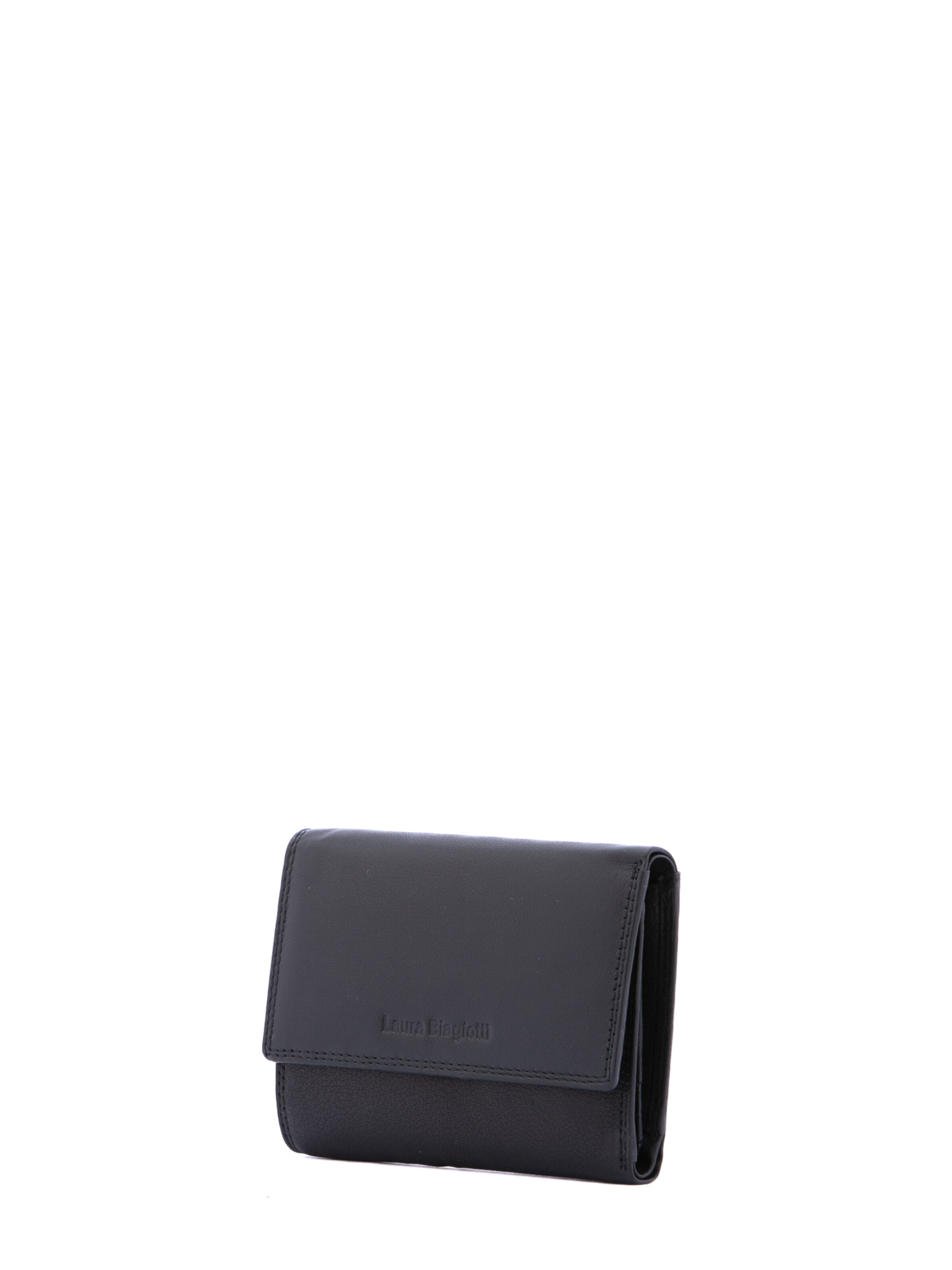 Laura Biagiotti Portemonnaie in Schwarz: Vorderseite