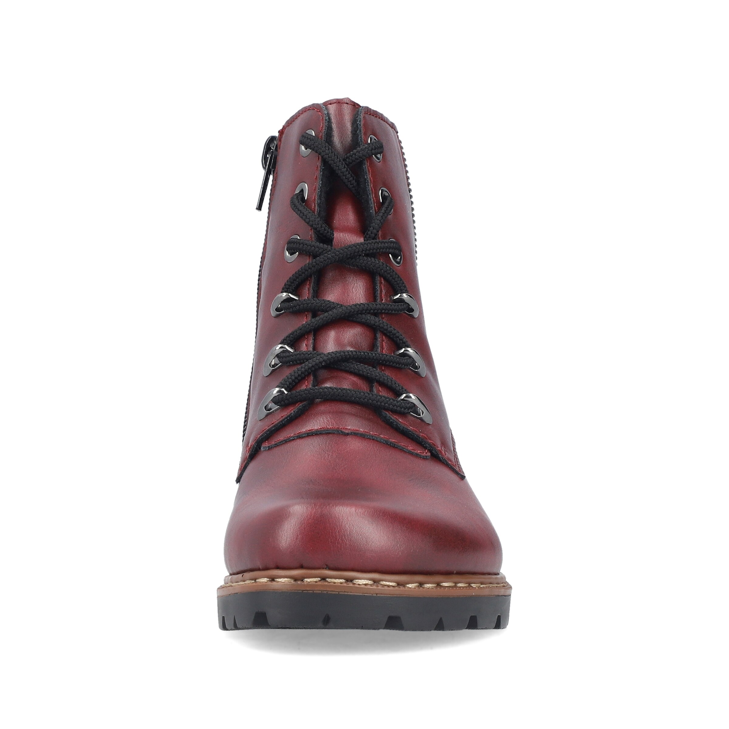 Bottes à lacets Rieker en rouge