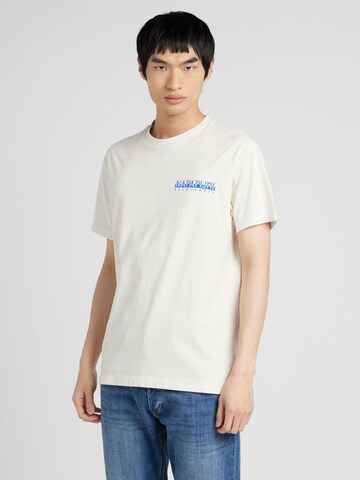 T-Shirt 'FABER' NAPAPIJRI en blanc