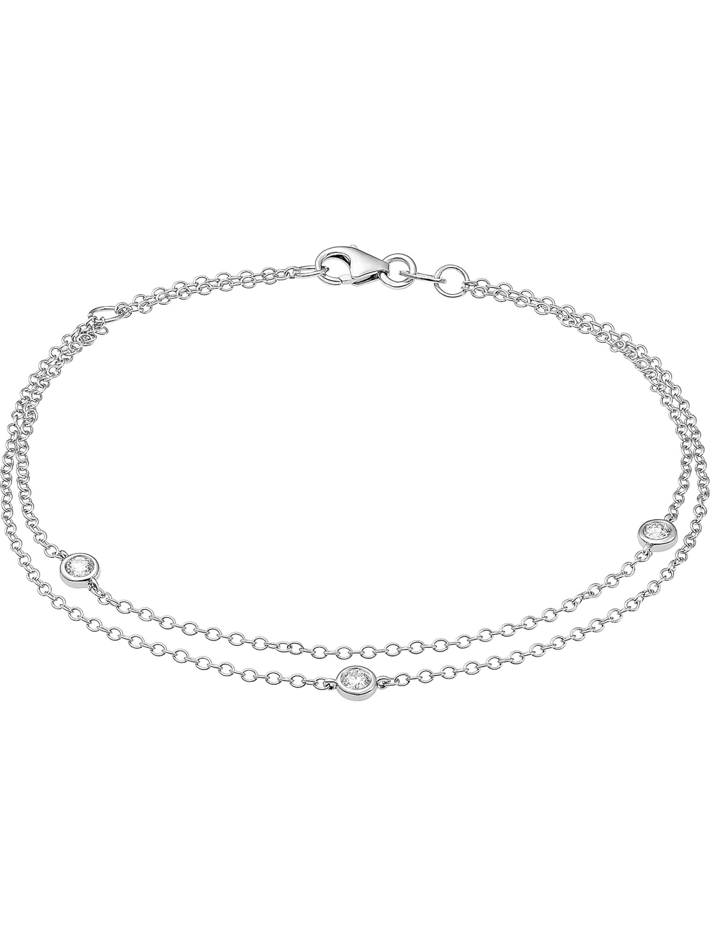 CHRIST Armband in silber, Produktansicht