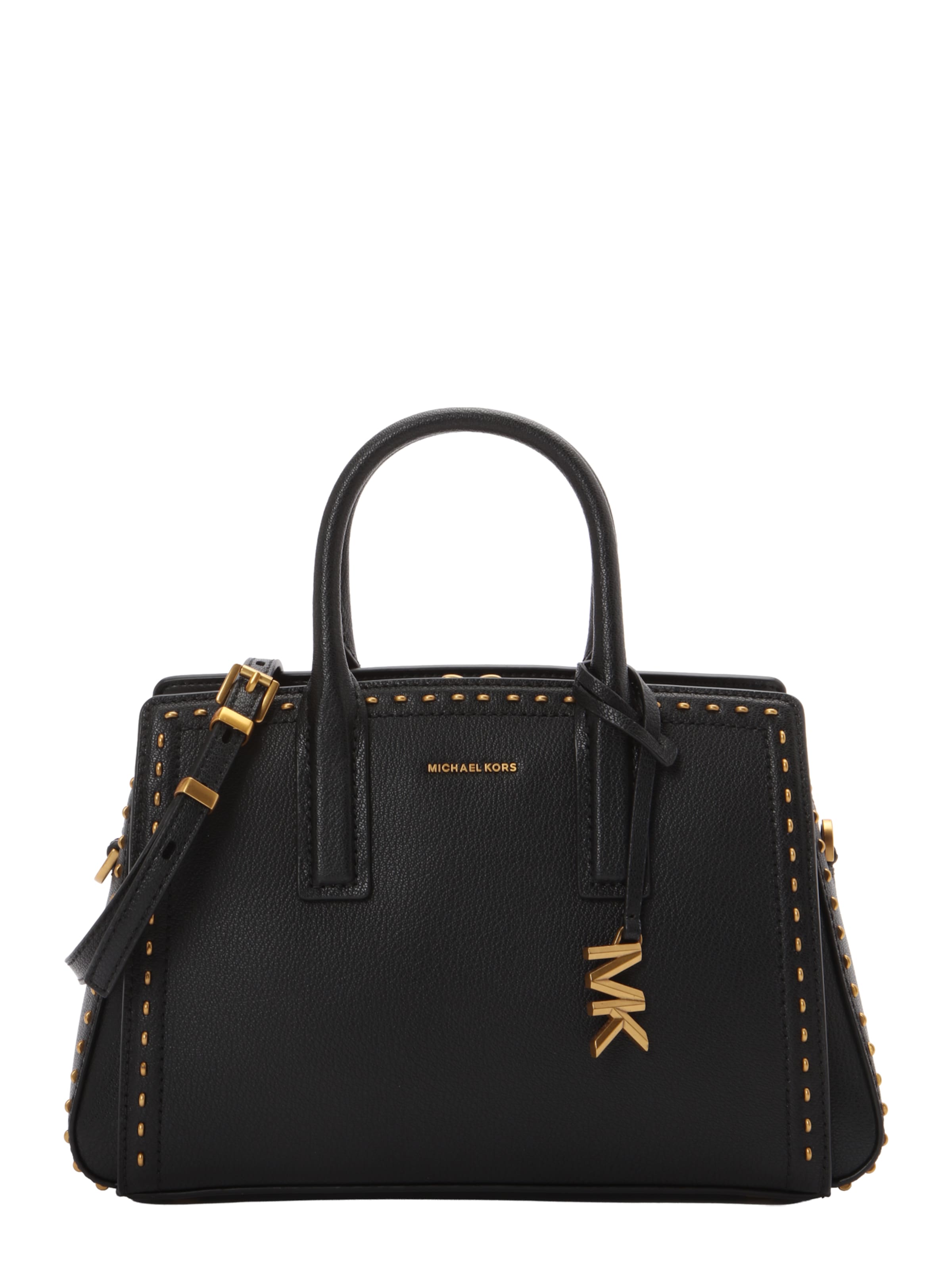 MICHAEL Michael Kors - Bolso de mano en negro: frente