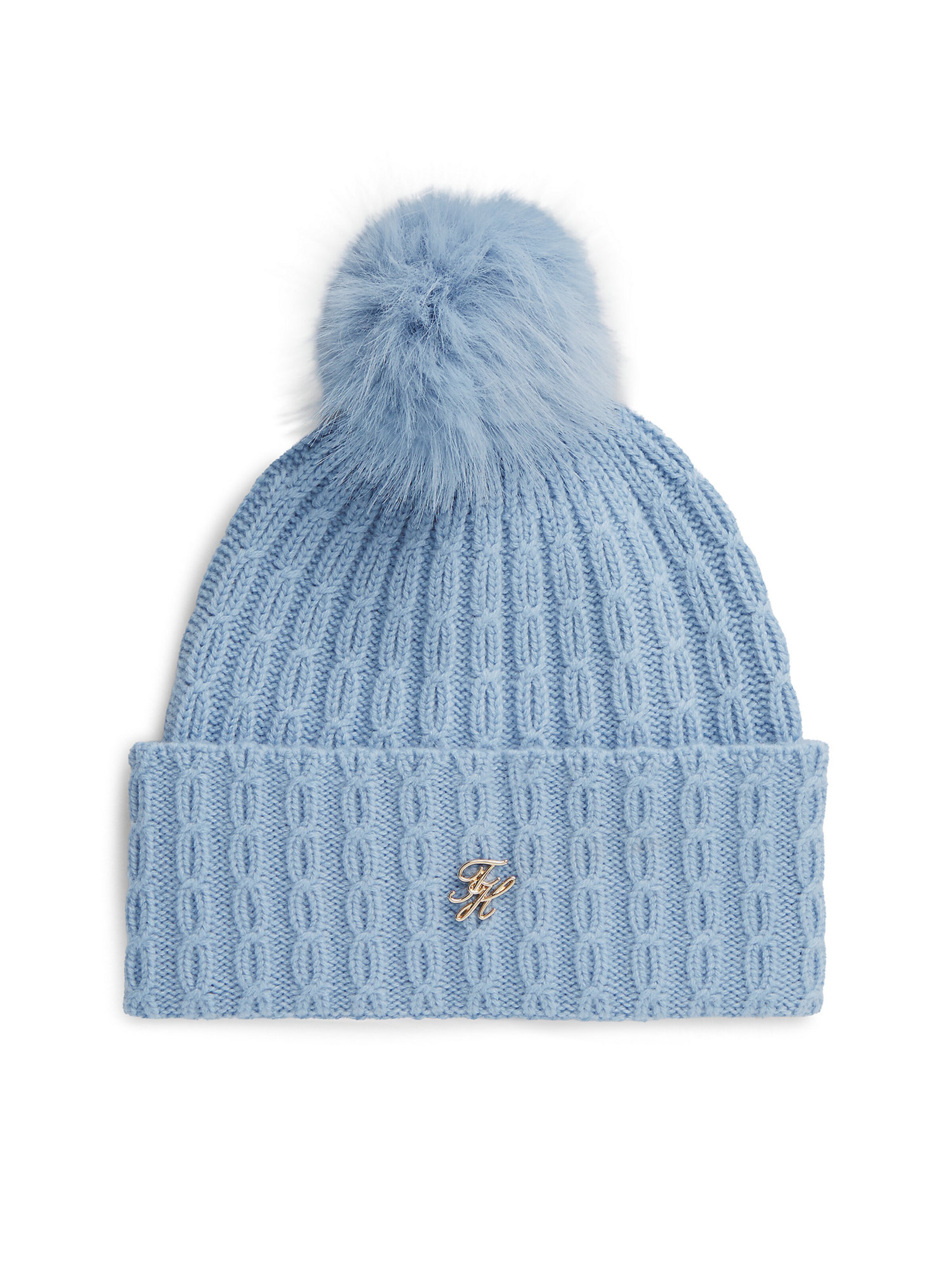 TOMMY HILFIGER Mütze in Blau: Vorderseite