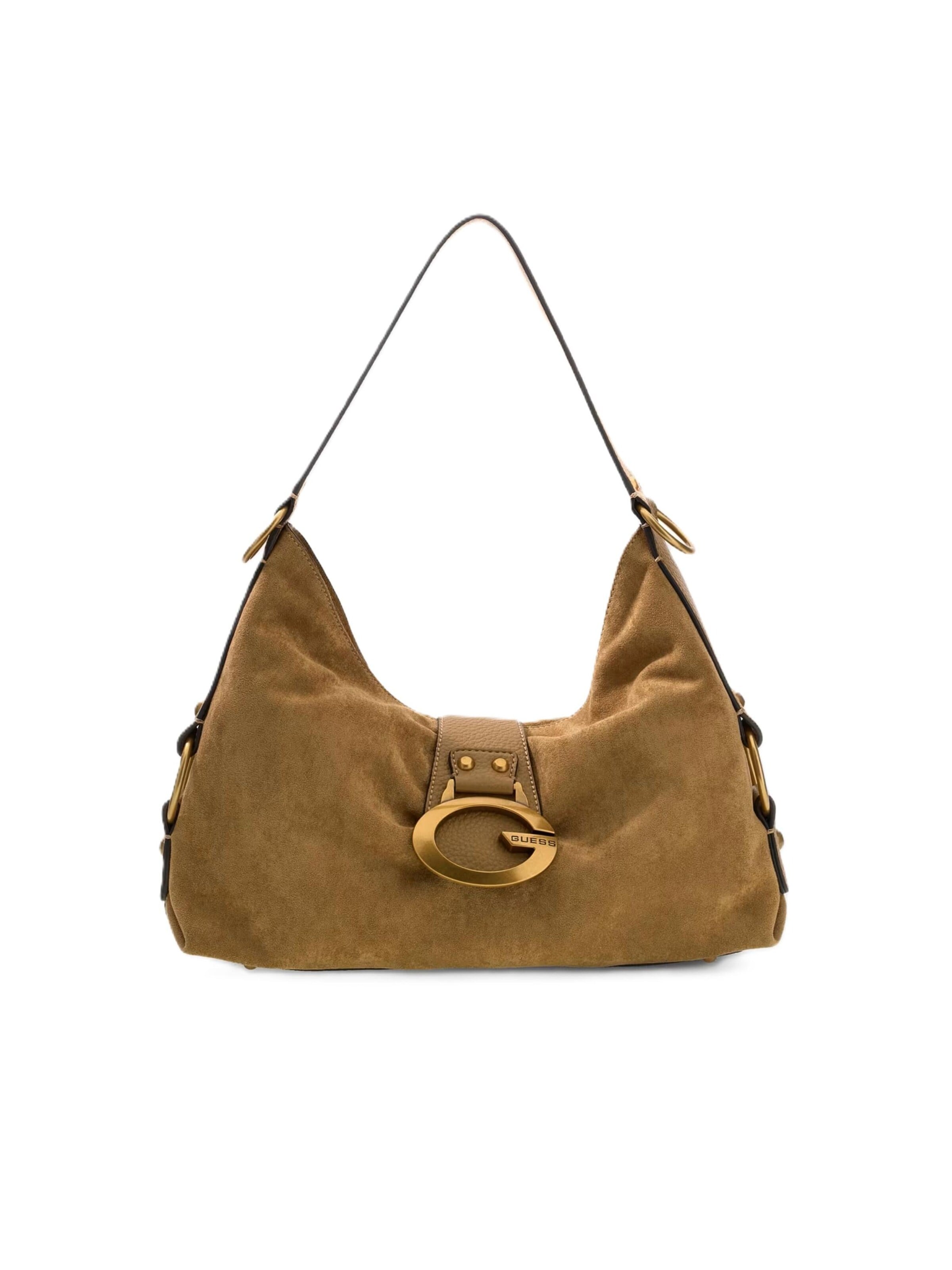 GUESS Shoulder Bag 'Camden' in Brown: front