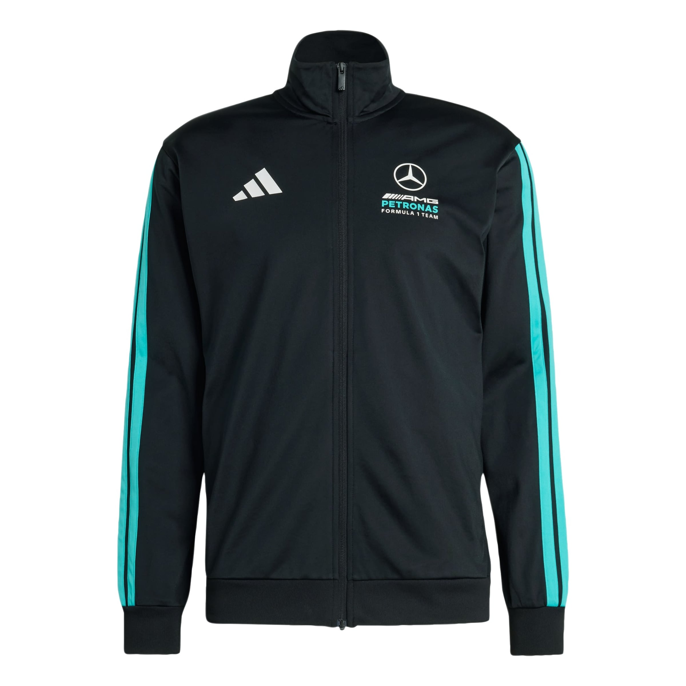 ADIDAS PERFORMANCE Trainingsjack 'Mercedes - Amg Petronas Formula 1 Team' in Zwart: voorkant
