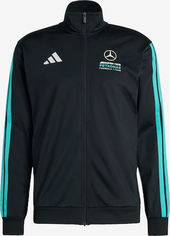 ADIDAS PERFORMANCE Træningsjakke 'Mercedes - AMG Petronas Formula 1 Team' i sort: forside