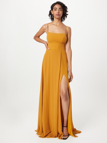 STAR NIGHT Evening Dress in Gold: front