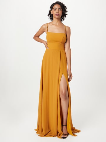 STAR NIGHT Evening dress in Gold: front