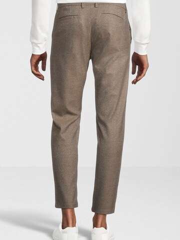 Coupe slim Pantalon Steffen Klein en beige