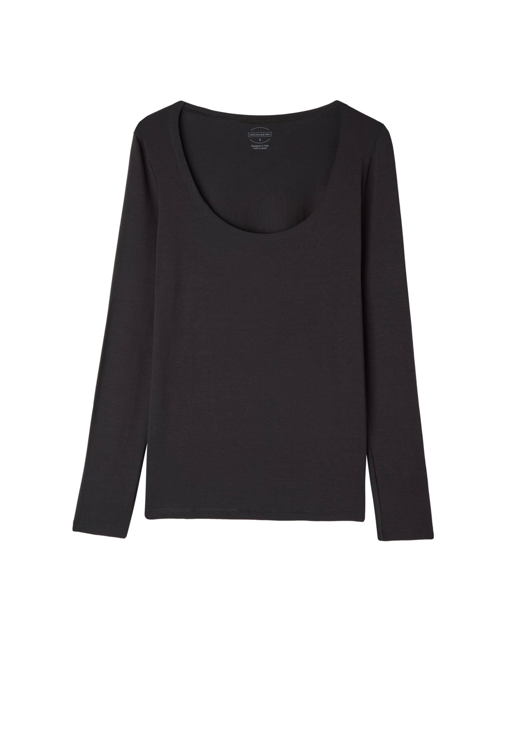 INTIMISSIMI Shirt in Black: front