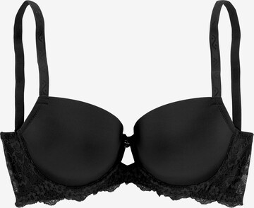 LASCANA T-shirt Bra in Black: front