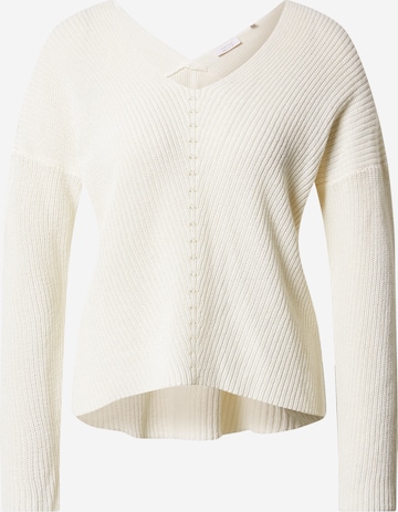 Pull-over Rich & Royal en blanc : devant