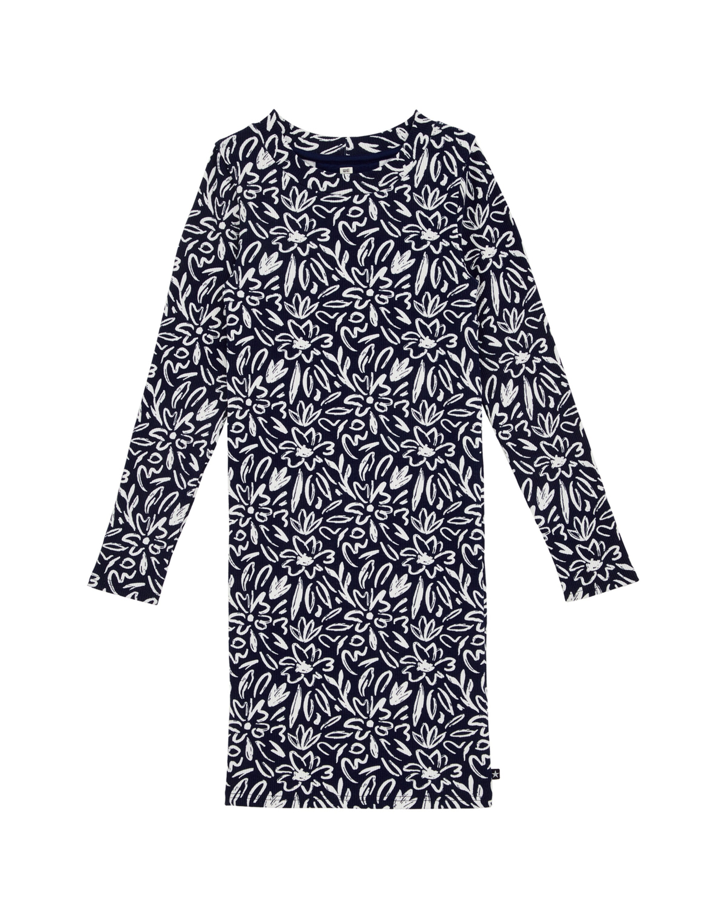 WE Fashion Šaty – modrá: přední strana