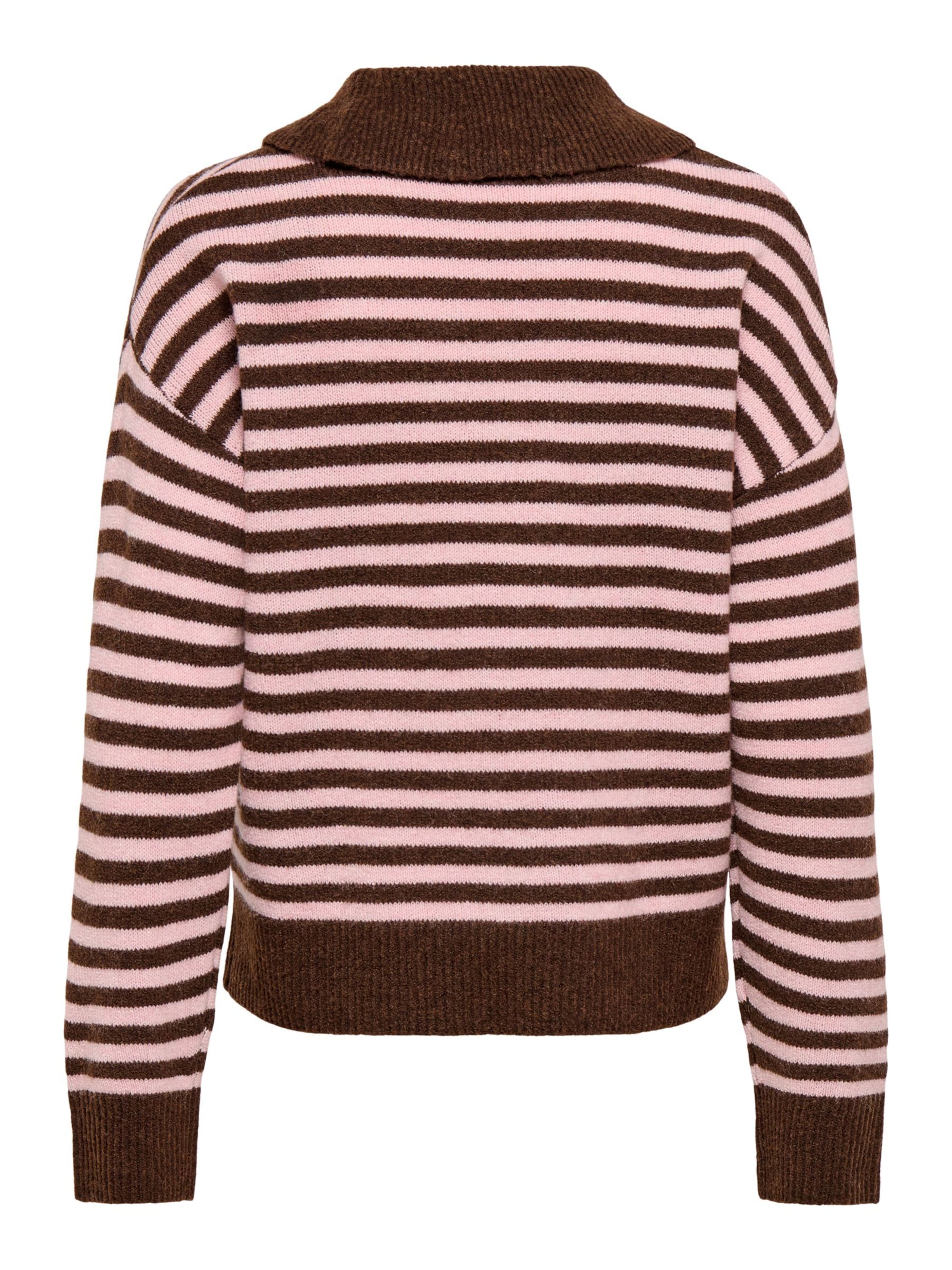 ONLY Pullover 'ONLALIVIA' in Braun