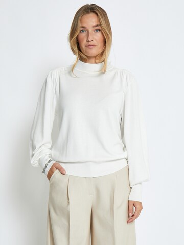 minus Pullover 'Ilma' in Weiß: Vorderseite