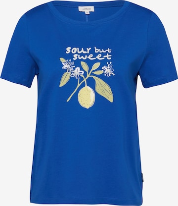 T-shirt s.Oliver en bleu : devant