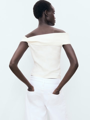 Haut 'BENJI' MANGO en beige