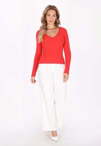 Pull-over 'Comfortable' faina en rouge