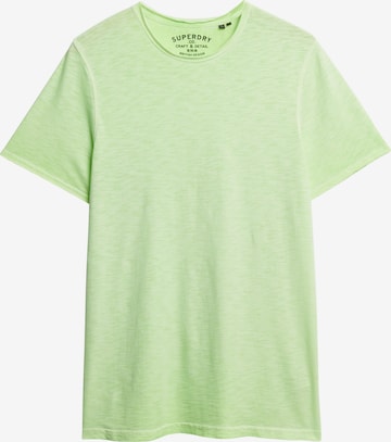 T-Shirt Superdry en vert : devant