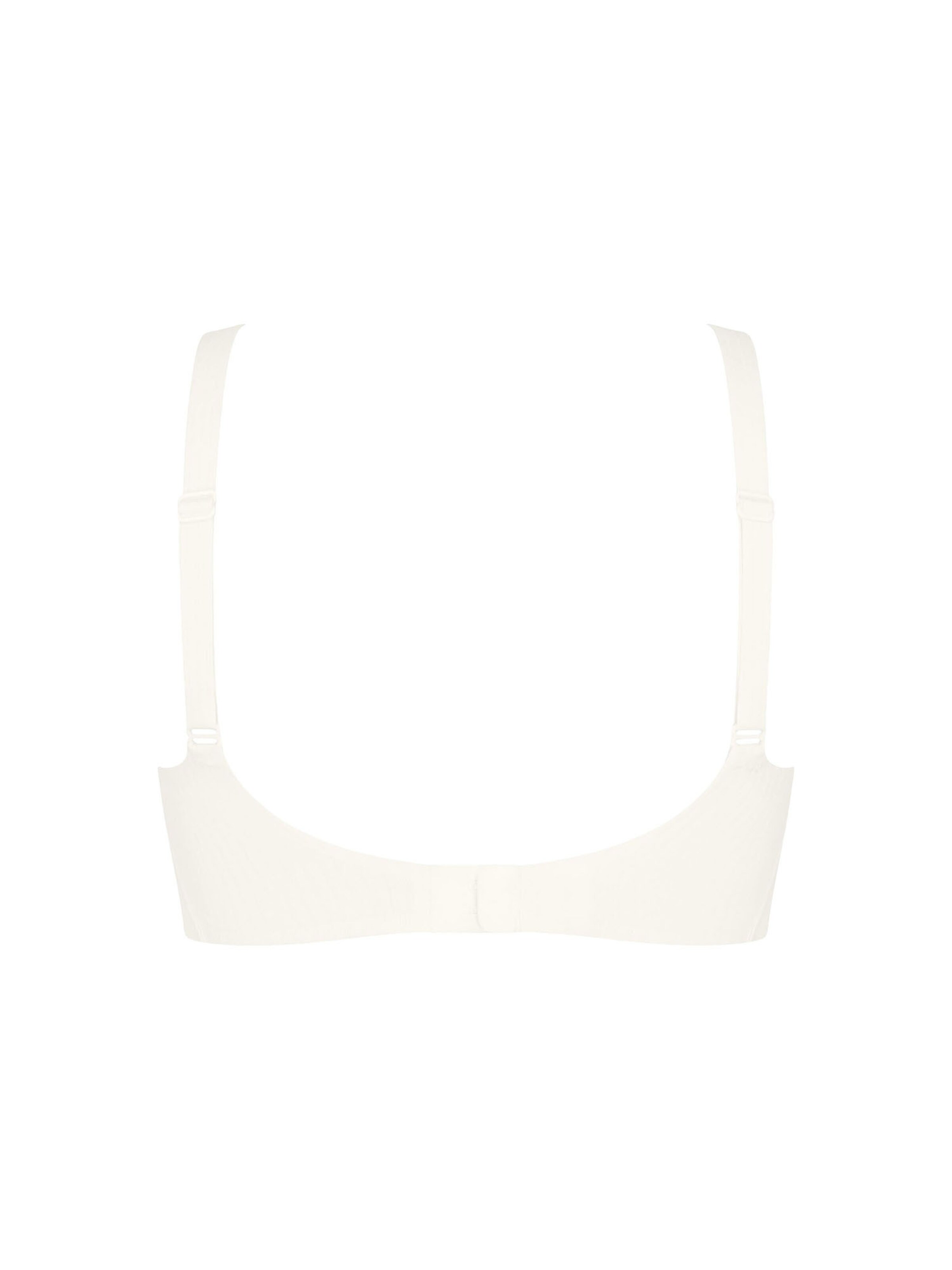 SLOGGI Bralette Bra ' Blue ZERO Feel Pure ' in White