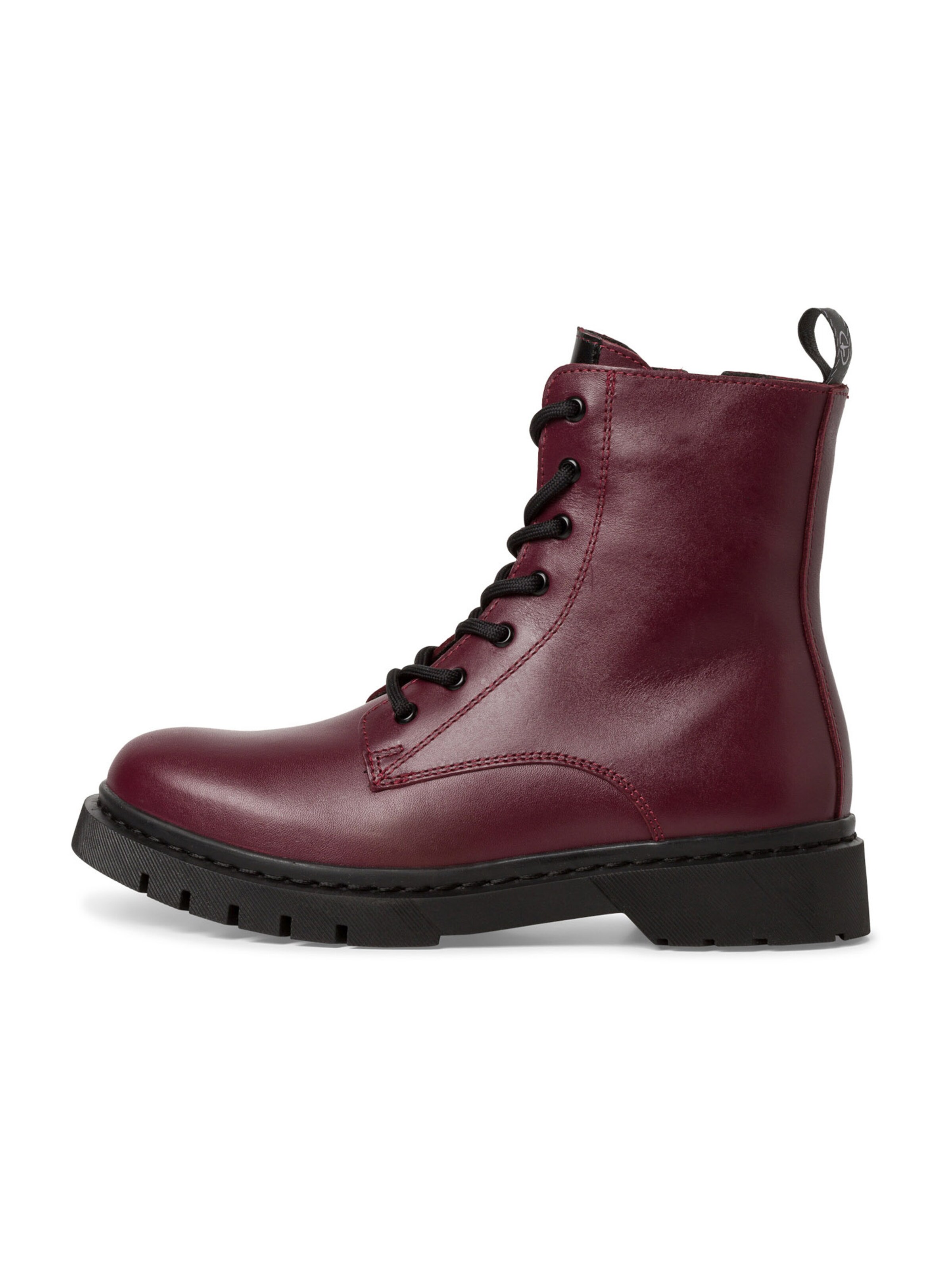 Bottines à lacets Tamaris en rouge