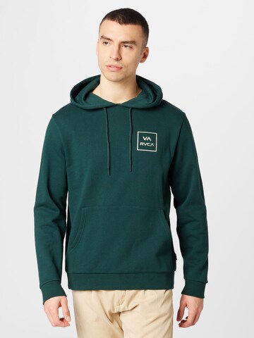 RVCA Sweatshirt in Groen: voorkant