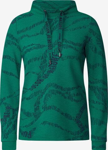 CECIL Sweatshirt in Green: front