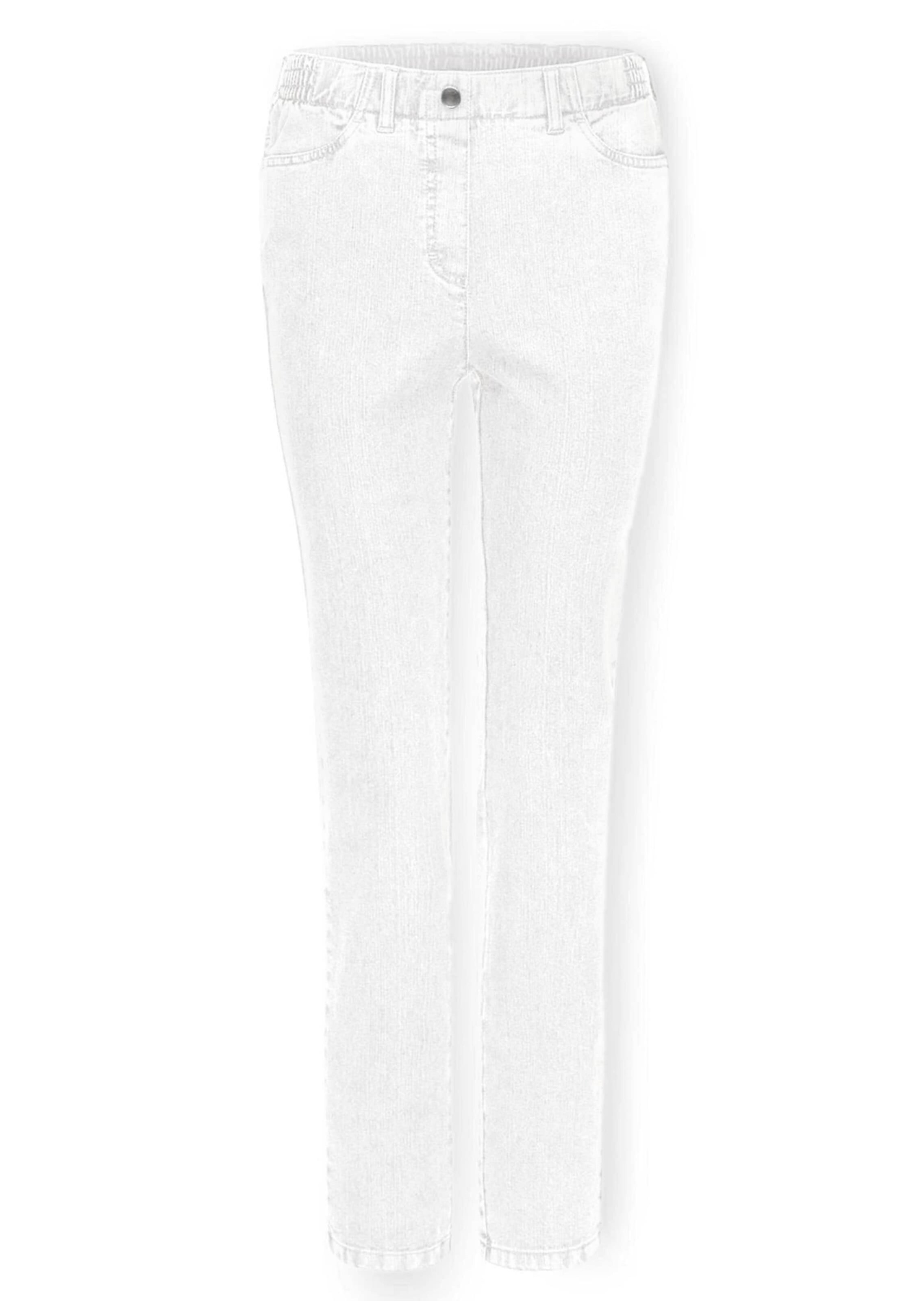 Regular Jean ' MARTHA' Goldner en blanc : devant