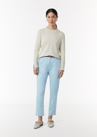 COMMA Slim fit Chino Pants in Blue: front