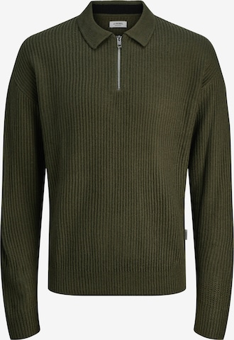 Pull-over 'JREBLOGAN' JJ Rebel en vert : devant