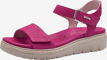 TAMARIS Sandals in Pink: front