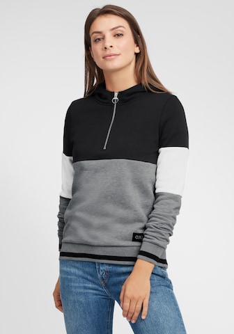 Oxmo Sweatshirt 'Omara' in Grau: Vorderseite