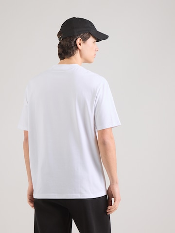 Tricou de la Karl Lagerfeld pe alb: spate