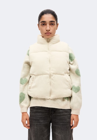 Hailys Bodywarmer 'Co44rdi' in Beige: voorkant