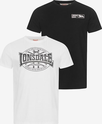 LONSDALE Shirt in Black: front