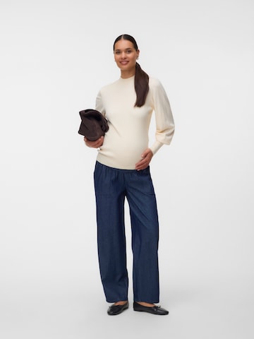 smėlio Vero Moda Maternity Megztinis 'VMMHOLLYKARIS'