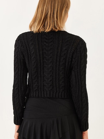 Bianco Lucci Плетена жилетка в черно