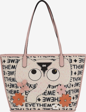 MYMO - Shopper 'Pop Eyetheme' em rosa: frente